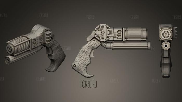 Batman Grapple Gun stl model for CNC